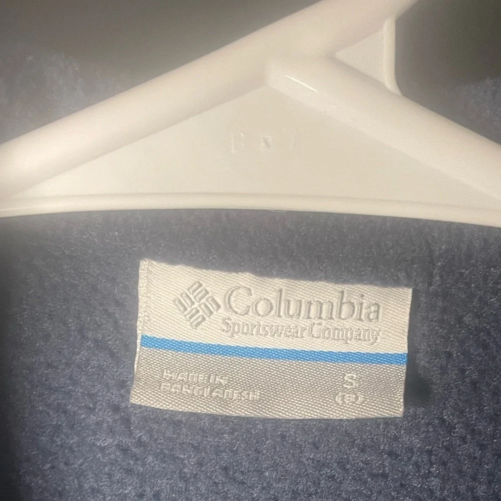 Columbia Fleece Jacket Boys Size Small (8) Blue